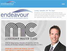 Tablet Screenshot of endeavourcrd.com.au